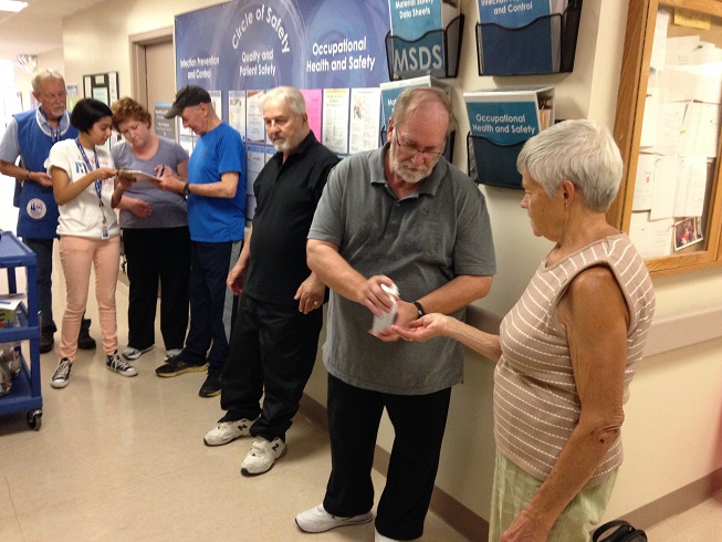 Patients & Visitors join Hand Hygiene Relay